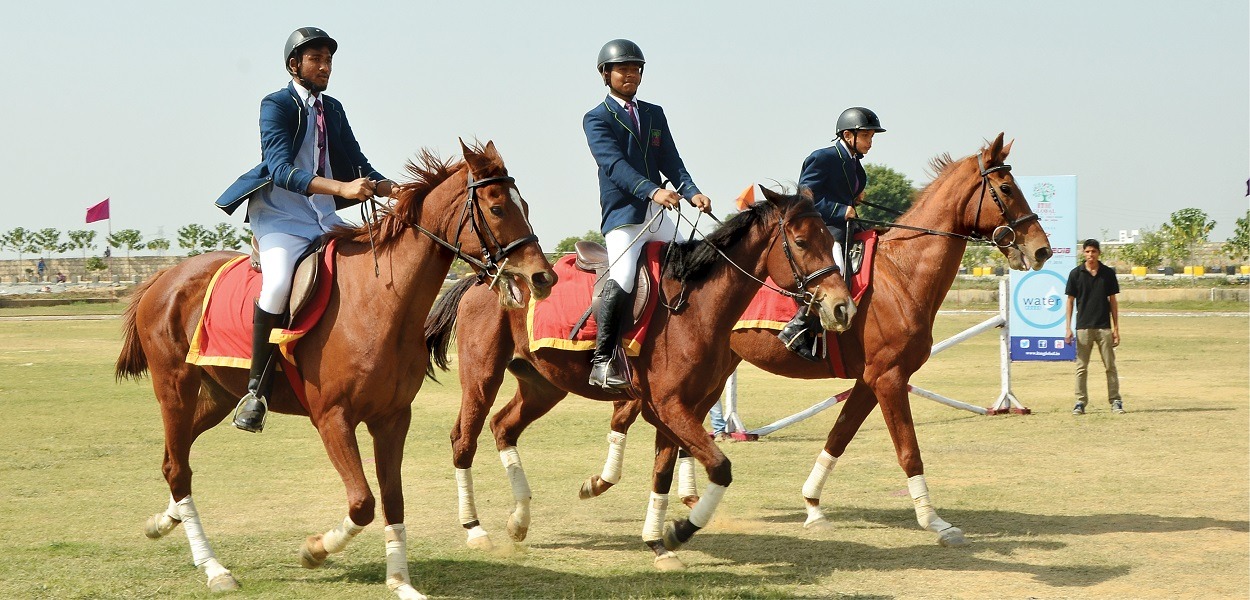Horse-Riding Activity At ITM Global School